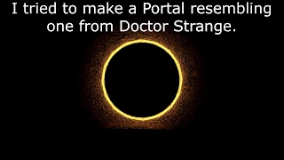 Doctor Strange Portal Scene Made in Blender.