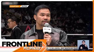 Manny Pacquiao, lalabanan aniya si Floyd Mayweather Jr. ngayong 2024 | Frontline Pilipinas