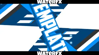 [CM2] Simple Cool Blue 2D Intro Template | WaterFX