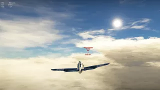 War Thunder -Dogfight P47 vs a6m5 (energy fighting)