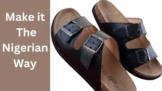 how to make a Birkenstock sandals| handmade shoe