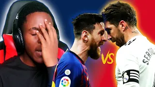 Reacting to MESSI VS SERGIO RAMOS  Bloody Fights & Angry Moments