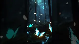 Glowing Butterflies