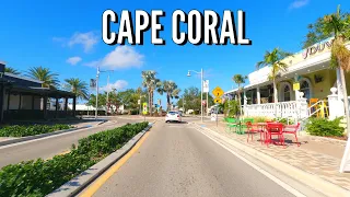 Cape Coral Florida - Driving Through