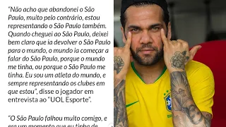 "Eu acho que não falhei com o São Paulo,o São Paulo que falhou comigo"