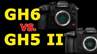 Panasonic Lumix GH6 vs GH5 II