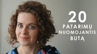 20 PATARIMŲ, NUOMOJANTIS BUTĄ / E-interjeras.lt - Evelina