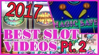 🎉 2017 BEST SLOT Videos PT.2🔥 ✦ WINS of $500++ ✦ Slot Machines w Brian Christopher