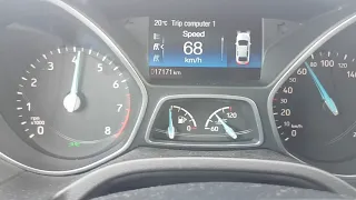 2016 Ford Focus 1.5 Ecoboost Acceleration 0-160 Km/h