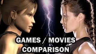 Lara Croft Tomb Raider - GAMES / MOVIES COMPARISON