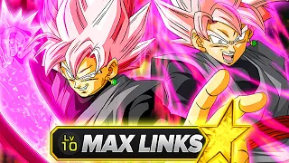 How Good Is BUFFED PHY Rose Goku Black at 55% Max Links??? (Dokkan Battle)