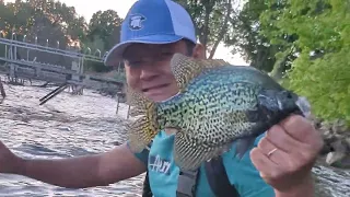Crappie fishing Lake Byllesby 5-18-2024