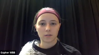 Press Conference: Women's Basketball's Lindsay Whalen, Sara Scalia, Kadi Sissoko on Loss at Iowa