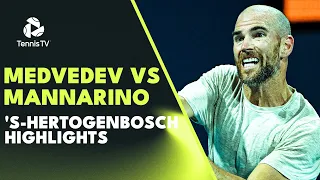 Mannarino KNOCKS OUT Top Seed Medvedev | 's-Hertogenbosch 2023 Highlights