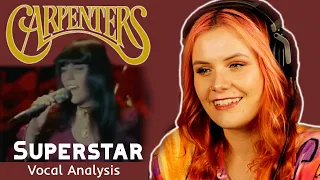 Vocal Coach/Arranger Reacts to CARPENTERS - “SUPERSTAR” (Analysis of the most classy band ever)