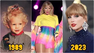 Taylor Swift then and now 2023