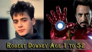 Robert Downey Jr | Iron Man | Age 1 To 52 Years Transformation