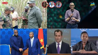 M23 YIHANANGIRIJE ABAZIJANDIKA MU BUCUKUZI/ CONGO YASABYE ANGOLA GUHANA U RWANDA/ USA KU RWANDA