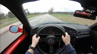 BMW E36 2.8 230KM exhaust Pure sound POV