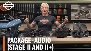 Harley-Davidson Audio Powered by Rockford Fosgate Stage II & Stage II+ Accessory Package Overview