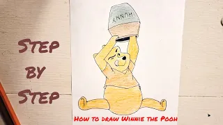 LEARN TO DRAW WINNIE THE POOH || VERY EASY ||