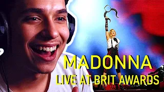 VI3ION Reacts to Madonna - Living For Love (Live at The BRIT Awards 2015)