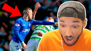 American FIRST REACTION to OLD FIRM DERBY FIGHT (CELTIC VS RANGERS FIGHT)