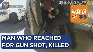 Body cam shows DUI suspect reaching for gun moments before Phoenix police officers shot him