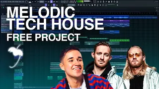 How to make Melodic Tech House (Like John Summit, KREAM, CamelPhat) [FREE FLP]