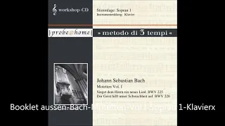 Singet dem Herrn ein neues Lied-J.S. Bach - minus Soprano 1-ohne Sopran 1-Karaoke professional-T3