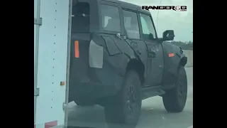 Bronco Raptor Spied Towing