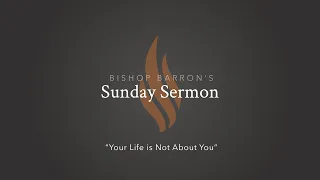 Your Life is Not About You — Bishop Barron’s Sunday Sermon