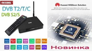 Новинка TV Box Mecool K6 Встроенные ТВ тюнеры DVB T2/T/C и DVB S2 Обзор