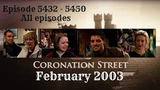 Coronation Street - February 2003