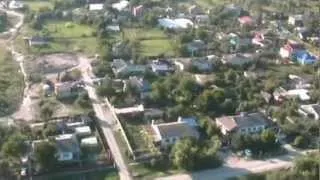 Крымск и водохранилища с вертолета. 21.07.12