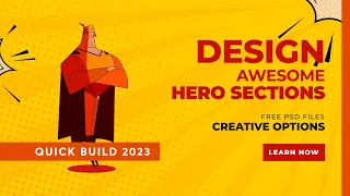 Create a Professional Hero Section with FREE Graphics | Quick Build: WordPress or Cloud