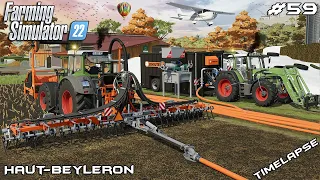 Spreading SLURRY with SCHOUTEN HOSES | Animals on Haut-Beyleron | Farming Simulator 22 | Episode 59