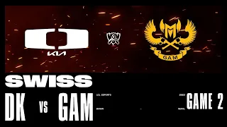 DK vs. GAM - Game 2 | Swiss Stage | 2023 Worlds | Dplus vs GAM Esports (2023)