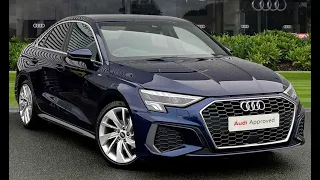 2022 Audi A3 Saloon S line 35 TFSI 150 PS S tronic | Stoke Audi