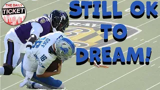 Lions Can Still Accomplish Special Things Despite Lopsided Loss To Ravens | The Daily Ticket