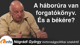 A háborúra van forgatókönyv. És a békére? Nógrádi György, Inforádió, Aréna