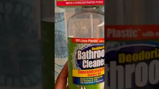 Is it Really a Must Buy😯?! Dollar Tree Deodorizing Bathroom Cleaner~Product Review