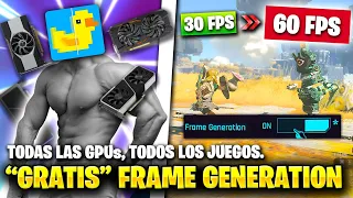 "GRATIS" FRAME GENERATION no MOD FSR 3.0 para CUALQUIER JUEGO y TARJETAS GRÁFICAS - Lossless Scaling