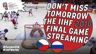 Historic #IIHFWorlds Finals 2010 Teaser | #IIHFWorlds 2018