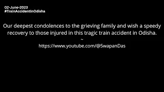 Train Accident In Odisha @SwapanDas