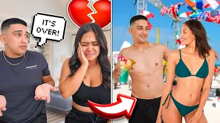 BREAKING UP WITH MY GIRLFRIEND THEN LEAVING ON A BOYS TRIP! *SHE SNAPS*