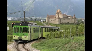 Aigle - Sépey - Les Diablerets (ASD) - TPC - Westschweizer Meterspurbahn im Kanton Vaud - 2019/2022