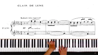 Debussy - Clair de Lune (with score)