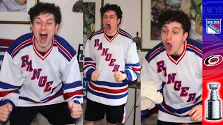 GAME 1 WIN! Rangers Fan Reaction - Game 1