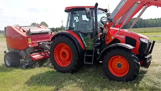 Sianokosy 2022 ❗ Zgrabianie & Prasowanie & Owijanie & Zwożenie | Zetor Proxima 6421 | Kubota M5092